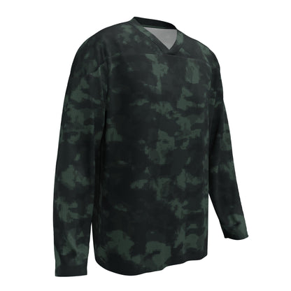 Metal Gear Solid (MGS) Night Desert CAMO hockey fan jersey - Hockey Jerseys