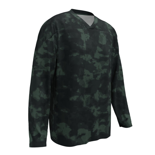 Metal Gear Solid (MGS) Night Desert CAMO hockey fan jersey - Hockey Jerseys