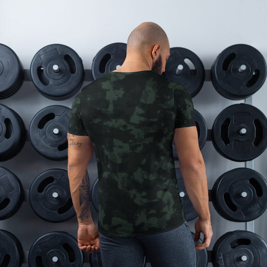 Metal Gear Solid (MGS) Night Desert CAMO Mens athletic t-shirt - Athletic T-Shirts