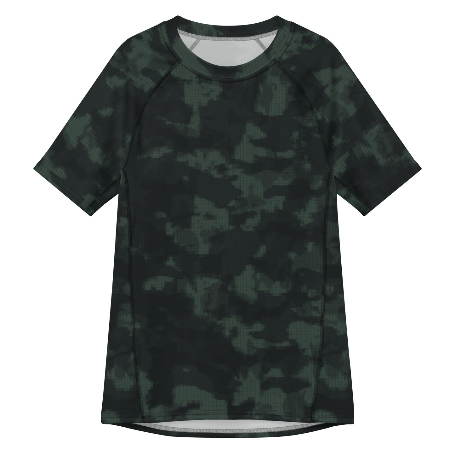 Metal Gear Solid (MGS) Night Desert CAMO Mens Short-Sleeve Rash Guard - 2XS - Short-sleeve Guards