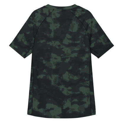 Metal Gear Solid (MGS) Night Desert CAMO Mens Short-Sleeve Rash Guard - Short-sleeve Guards