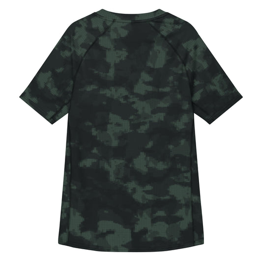 Metal Gear Solid (MGS) Night Desert CAMO Mens Short-Sleeve Rash Guard - Short-sleeve Guards