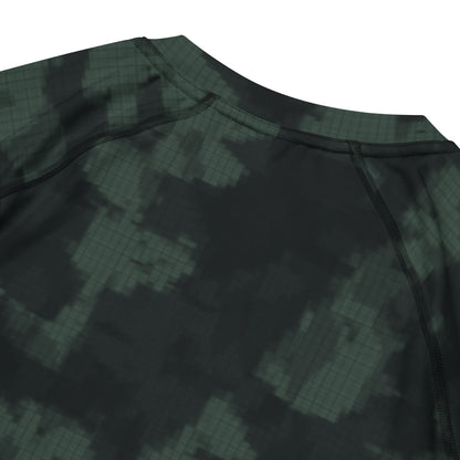 Metal Gear Solid (MGS) Night Desert CAMO Mens Short-Sleeve Rash Guard - Short-sleeve Guards