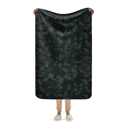 Metal Gear Solid (MGS) Night Desert CAMO Sherpa blanket - 37″×57″ - Blankets