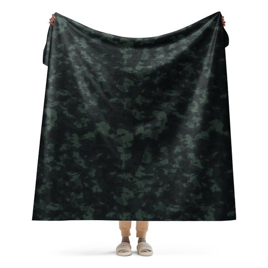 Metal Gear Solid (MGS) Night Desert CAMO Sherpa blanket - 60″×80″ - Blankets