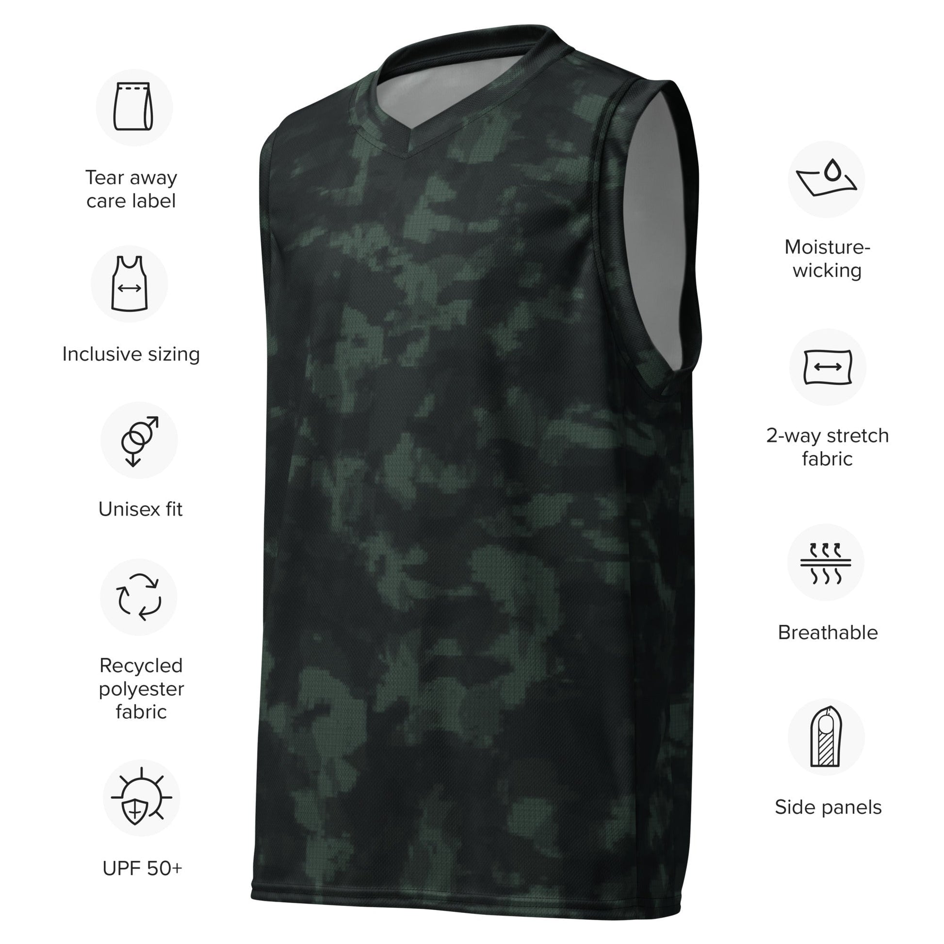 Metal Gear Solid (MGS) Night Desert CAMO unisex basketball jersey - Basketball Jerseys