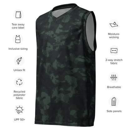 Metal Gear Solid (MGS) Night Desert CAMO unisex basketball jersey - Basketball Jerseys