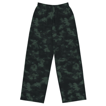 Metal Gear Solid (MGS) Night Desert CAMO unisex wide-leg pants - 2XS - Wide-leg Pants