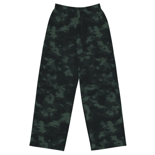 Metal Gear Solid (MGS) Night Desert CAMO unisex wide-leg pants - 2XS - Wide-leg Pants