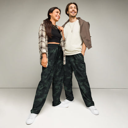 Metal Gear Solid (MGS) Night Desert CAMO Unisex Wide-Leg Joggers - 2XS
