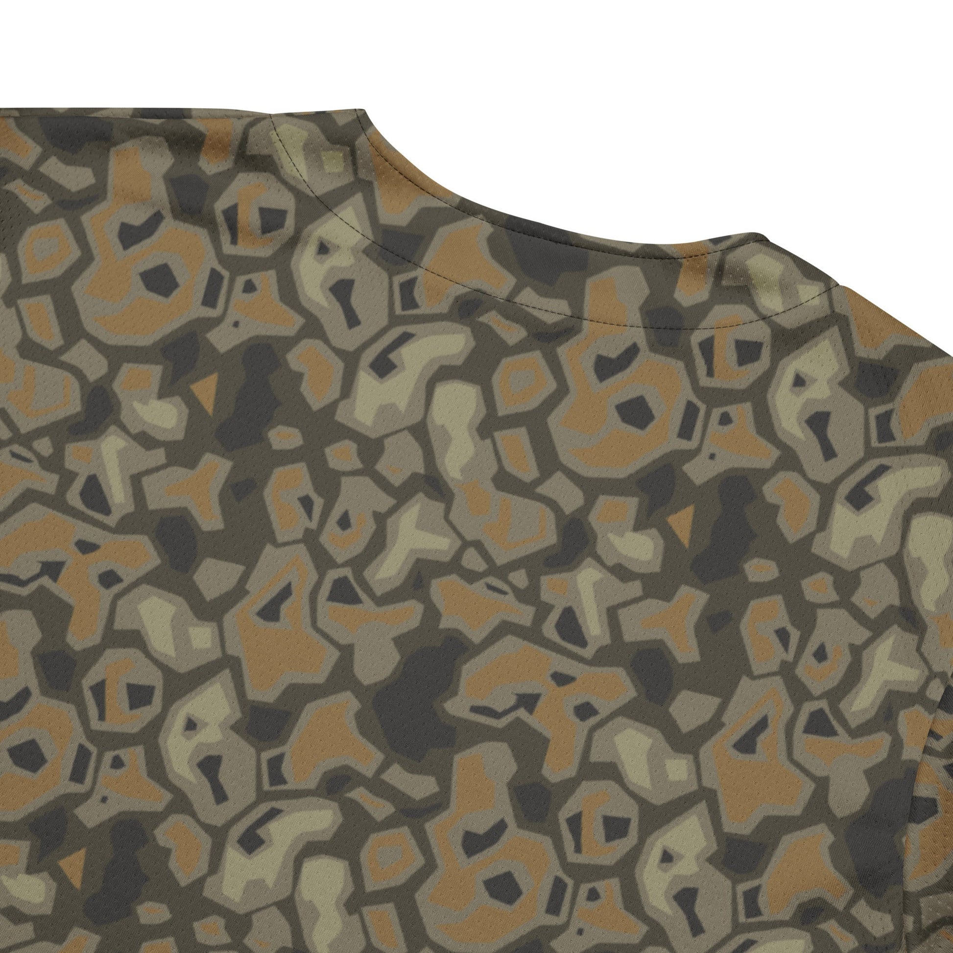 Metal Gear Solid (MGS) Rock CAMO baseball jersey - Baseball Jerseys