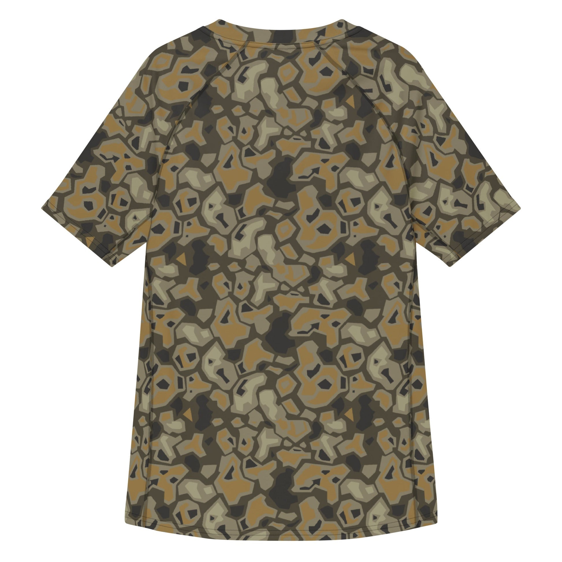 Metal Gear Solid (MGS) Rock CAMO Mens Short-Sleeve Rash Guard