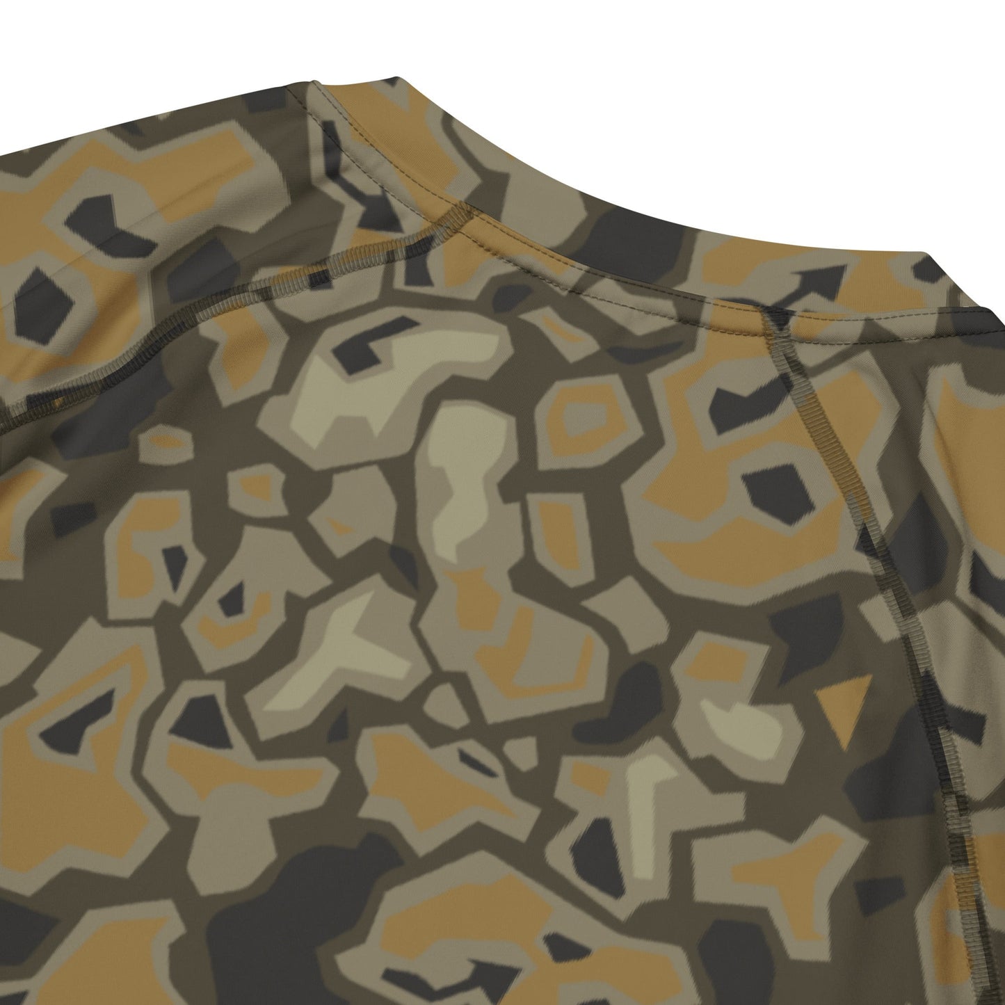 Metal Gear Solid (MGS) Rock CAMO Mens Short-Sleeve Rash Guard