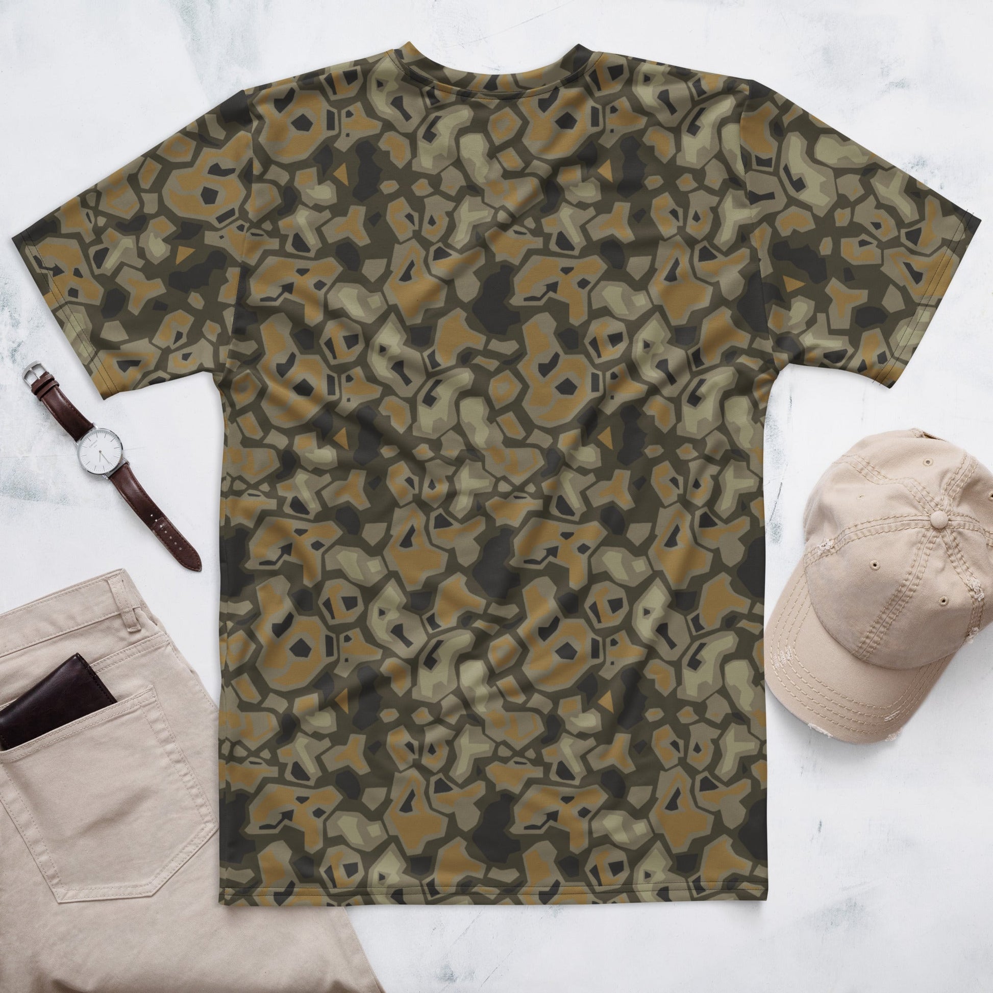 Metal Gear Solid (MGS) Rock CAMO Mens t-shirt - T-Shirts