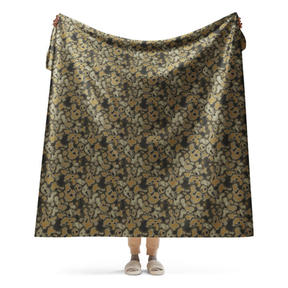 Metal Gear Solid (MGS) Rock CAMO Sherpa Blanket - 60″×80″