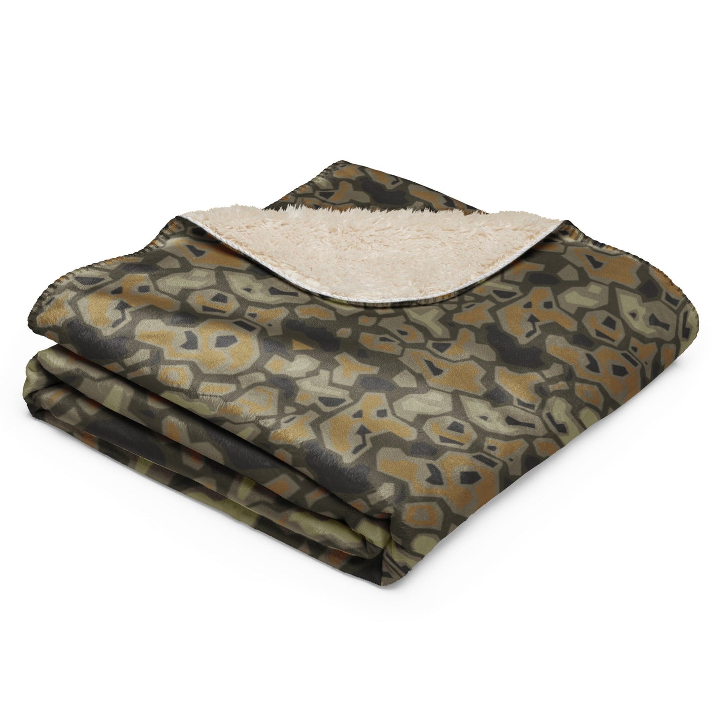 Metal Gear Solid (MGS) Rock CAMO Sherpa Blanket