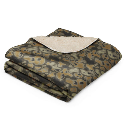 Metal Gear Solid (MGS) Rock CAMO Sherpa Blanket