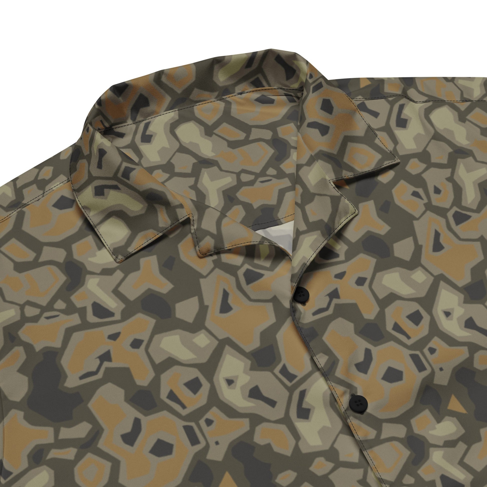 Metal Gear Solid (MGS) Rock CAMO Unisex button shirt - Button Shirts