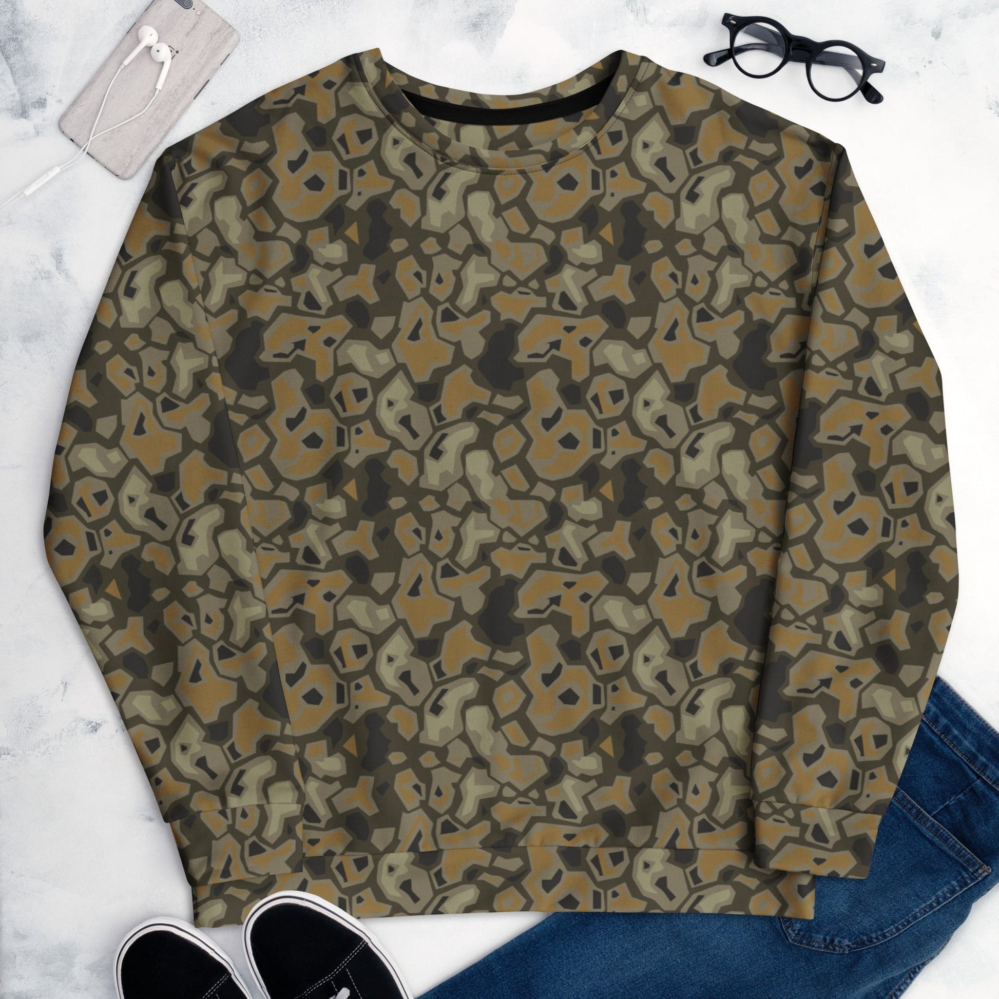 Metal Gear Solid (MGS) Rock CAMO Unisex Sweatshirt - Sweatshirts