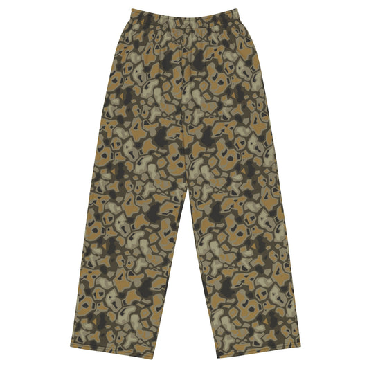 Metal Gear Solid (MGS) Rock CAMO unisex wide-leg pants - 2XS - Wide-leg Pants