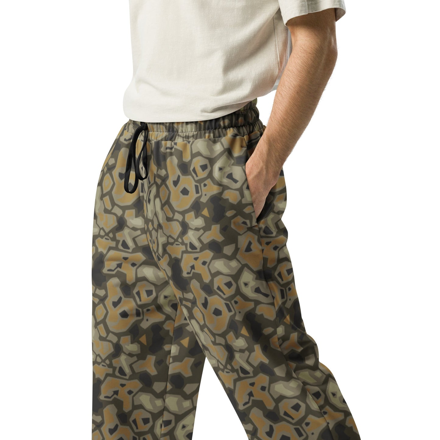 Metal Gear Solid (MGS) Rock CAMO Wide-leg joggers - Joggers