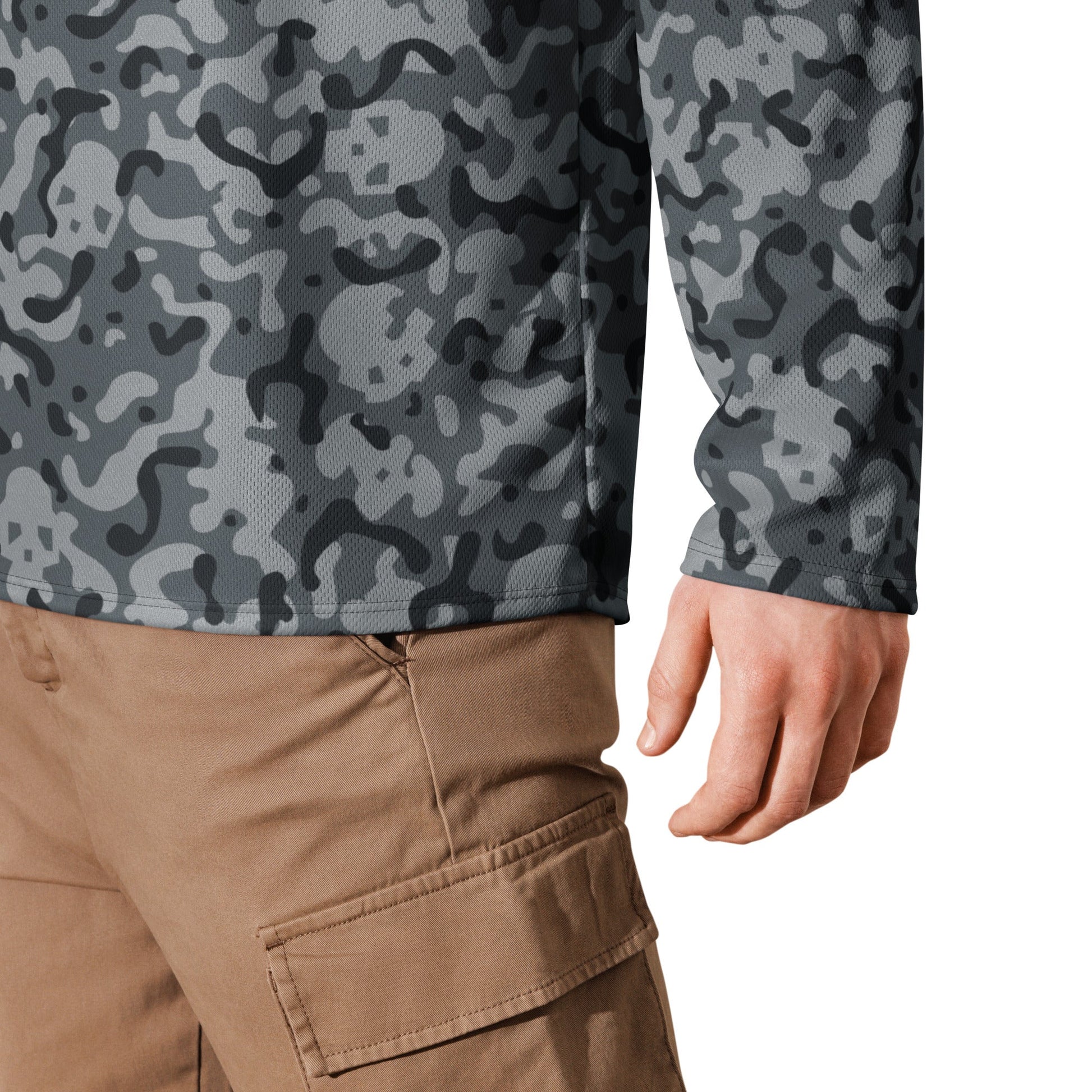 Metal Gear Solid (MGS) Shadow Spirit CAMO hockey fan jersey - Hockey Jerseys