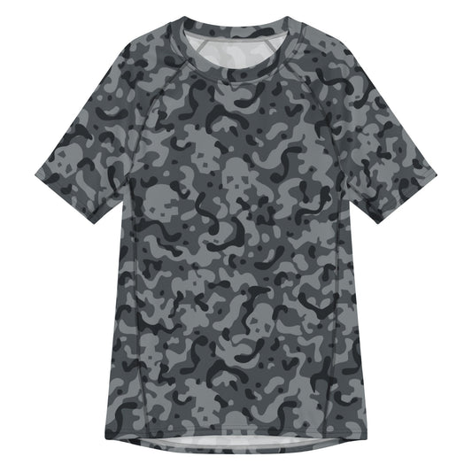 Metal Gear Solid (MGS) Shadow Spirit CAMO Mens Short-Sleeve Rash Guard - 2XS - Short-sleeve Guards