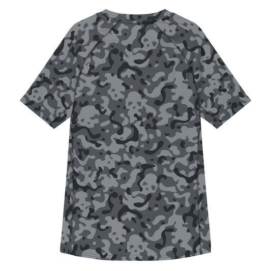 Metal Gear Solid (MGS) Shadow Spirit CAMO Mens Short-Sleeve Rash Guard - Short-sleeve Guards