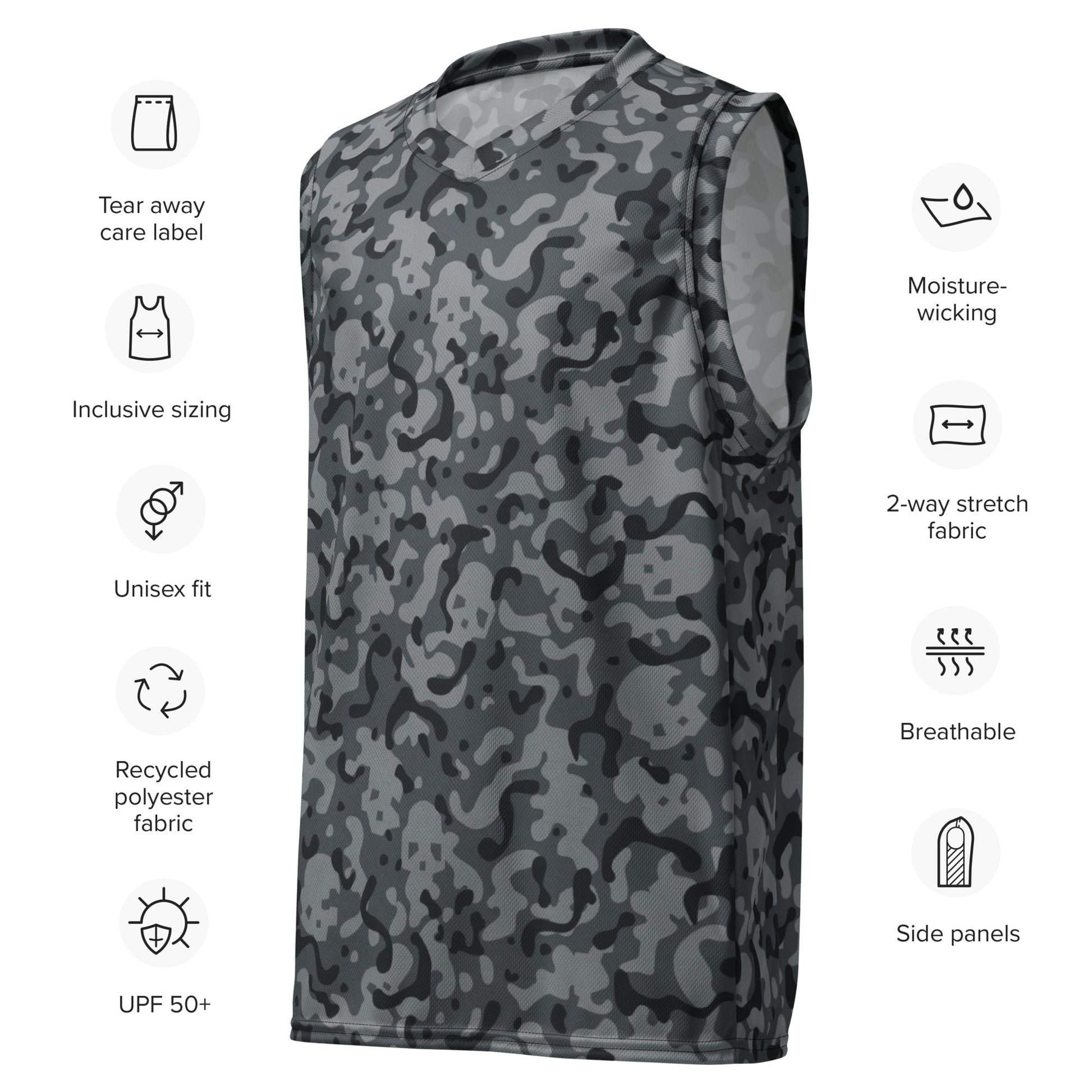 Metal Gear Solid (MGS) Shadow Spirit CAMO unisex basketball jersey - Basketball Jerseys