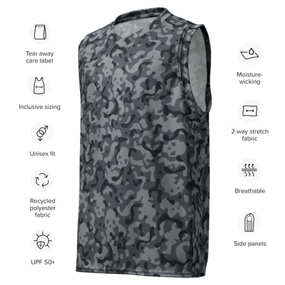 Metal Gear Solid (MGS) Shadow Spirit CAMO unisex basketball jersey - Basketball Jerseys