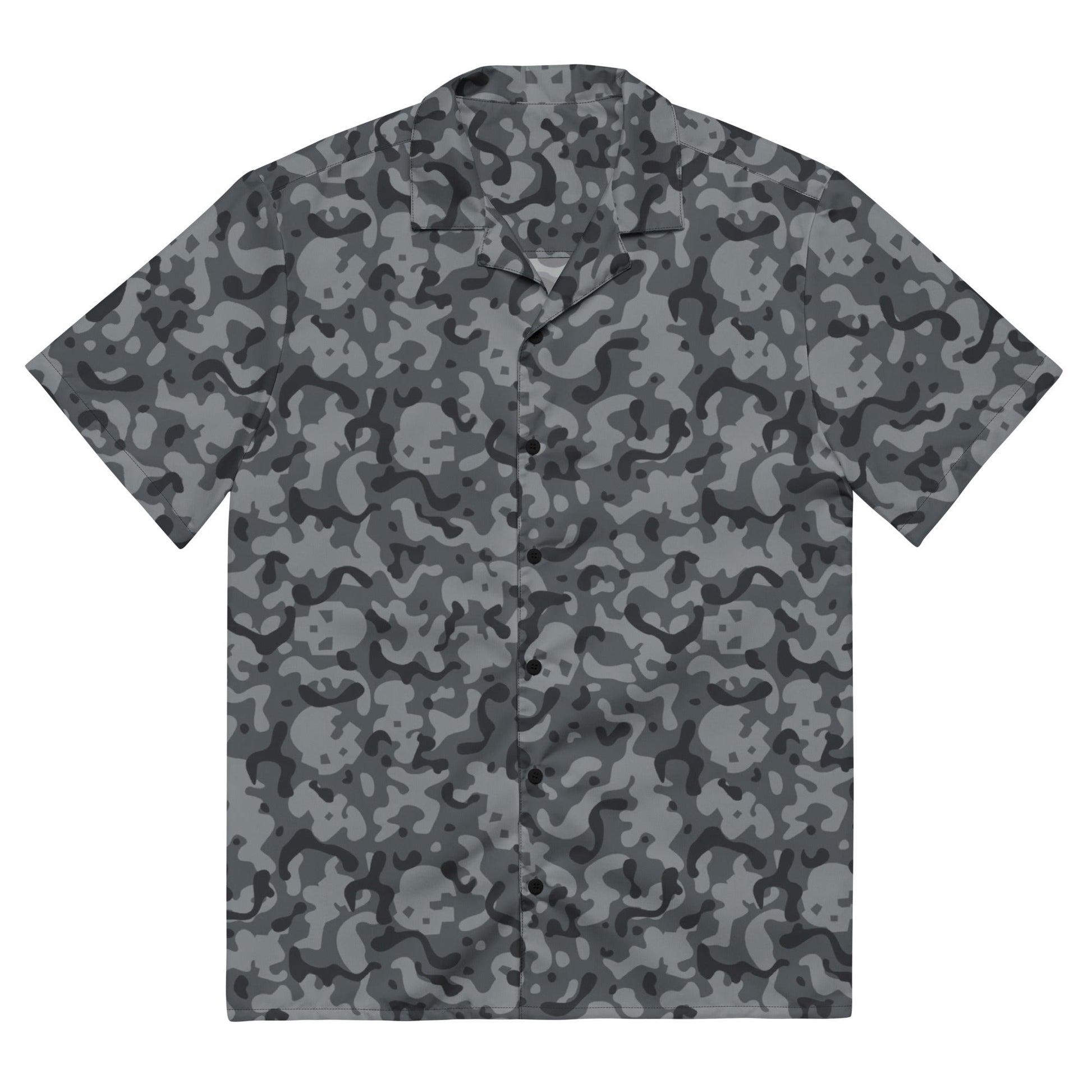 metal gear solid camo Metal Gear Solid (MGS) Shadow Spirit CAMO Unisex Short-Sleeve Button Shirt