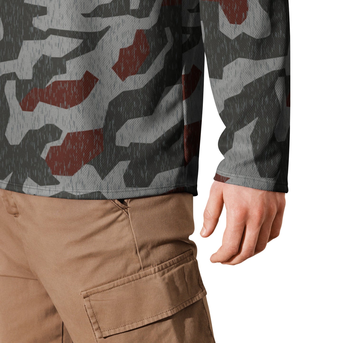 Metal Gear Solid (MGS) Splittermuster Rain Autumn CAMO Unisex Hockey Fan Jersey