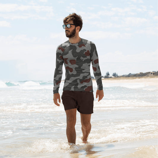 Metal Gear Solid (MGS) Splittermuster Rain Autumn CAMO Mens Long-sleeve Rash Guard - XS - Guards