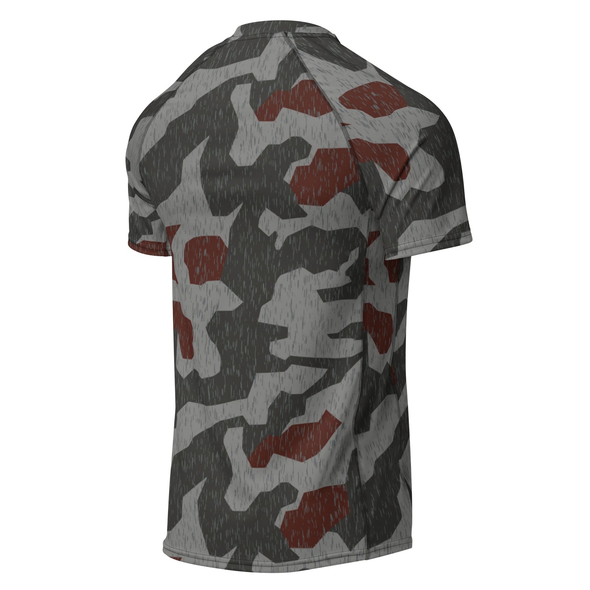 Metal Gear Solid (MGS) Splittermuster Rain Autumn CAMO Mens Short-Sleeve Rash Guard - Short-sleeve Guards