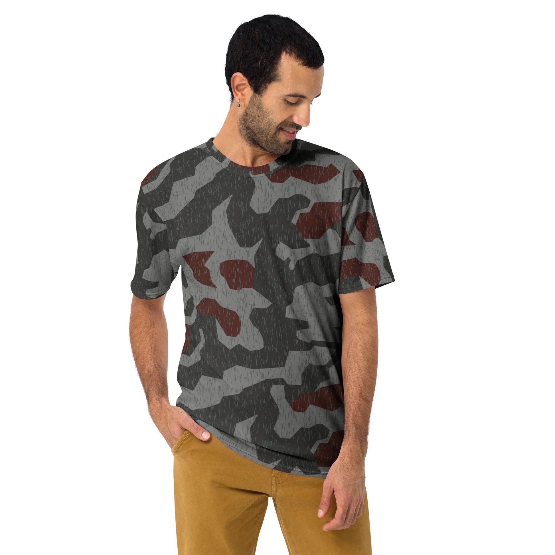 Metal Gear Solid (MGS) Splittermuster Rain Autumn CAMO Mens T-Shirt