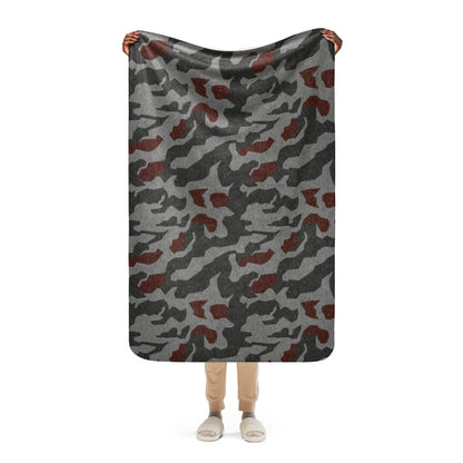 Metal Gear Solid (MGS) Splittermuster Rain Autumn CAMO Sherpa blanket - 37″×57″ - Blanket