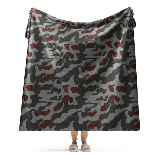 Metal Gear Solid (MGS) Splittermuster Rain Autumn CAMO Sherpa blanket - 60″×80″ - Blanket