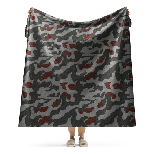Metal Gear Solid (MGS) Splittermuster Rain Autumn CAMO Sherpa blanket - 60″×80″ - Blankets