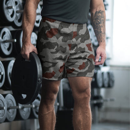 Metal Gear Solid (MGS) Splittermuster Rain Autumn CAMO Unisex Athletic Long Shorts - 2XS
