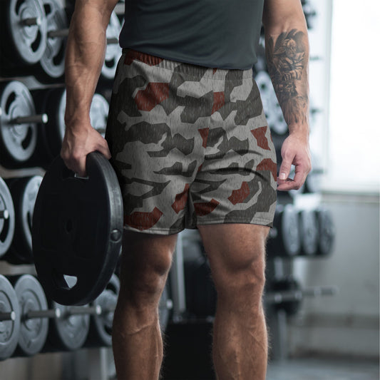 Metal Gear Solid (MGS) Splittermuster Rain Autumn CAMO Unisex Athletic Long Shorts - 2XS