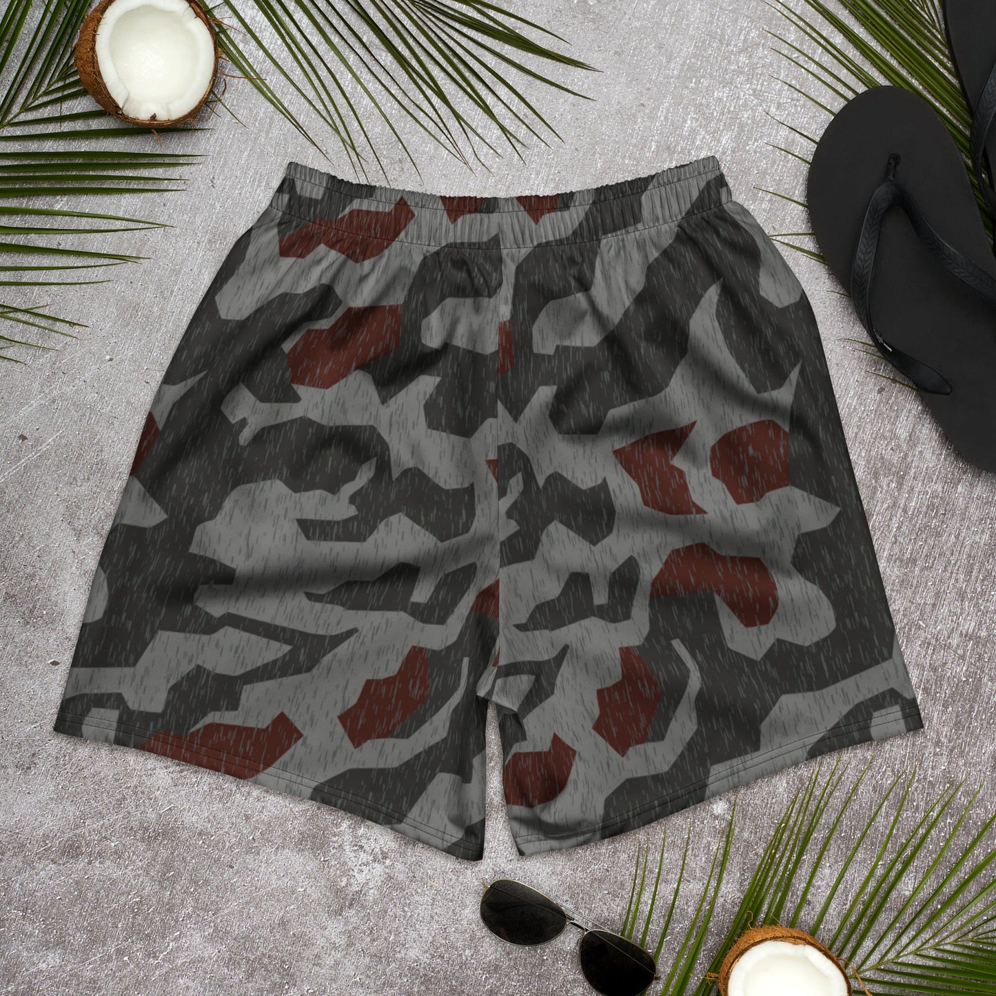 Metal Gear Solid (MGS) Splittermuster Rain Autumn CAMO Unisex Athletic Long Shorts