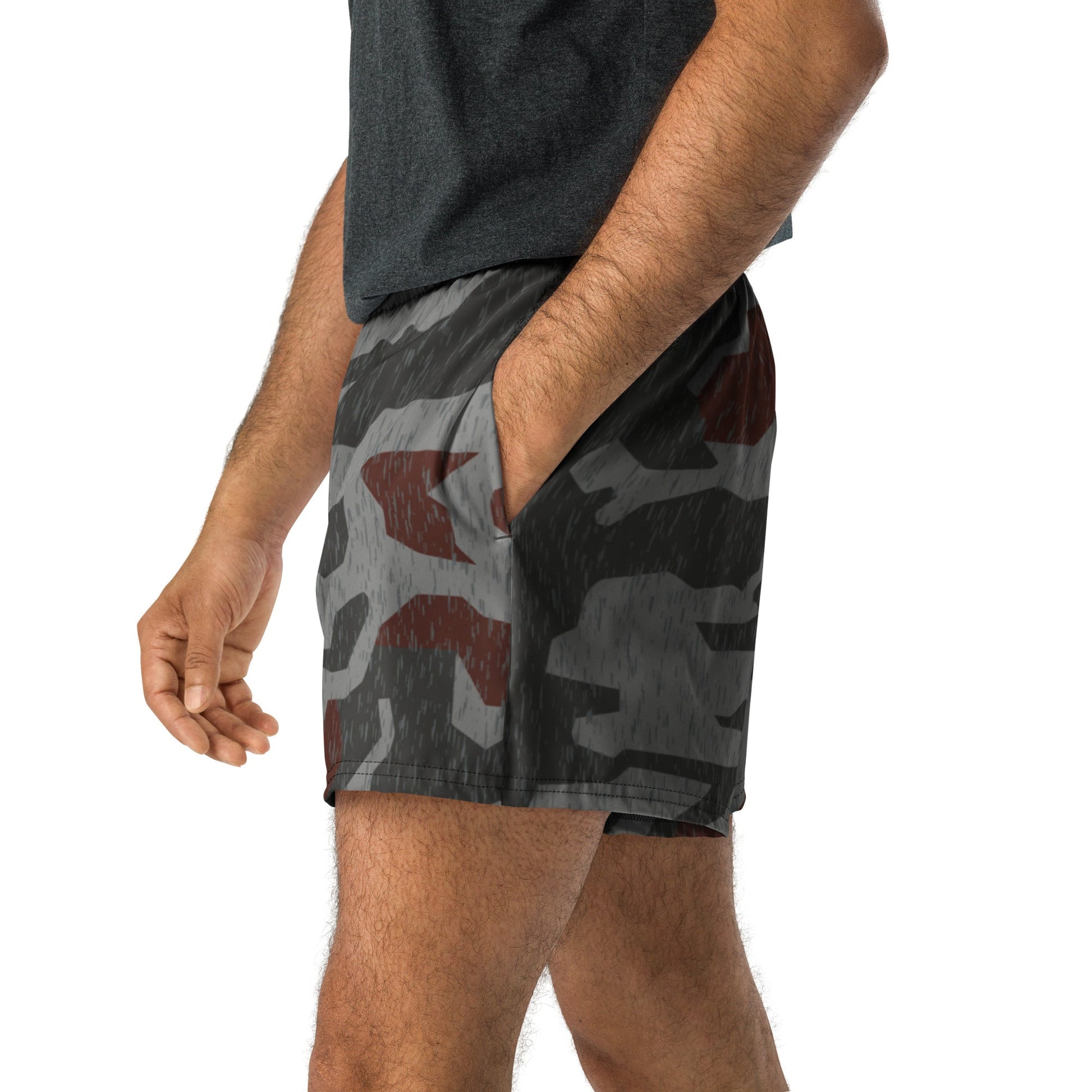 Metal Gear Solid (MGS) Splittermuster Rain Autumn CAMO Unisex Athletic Shorts - XS