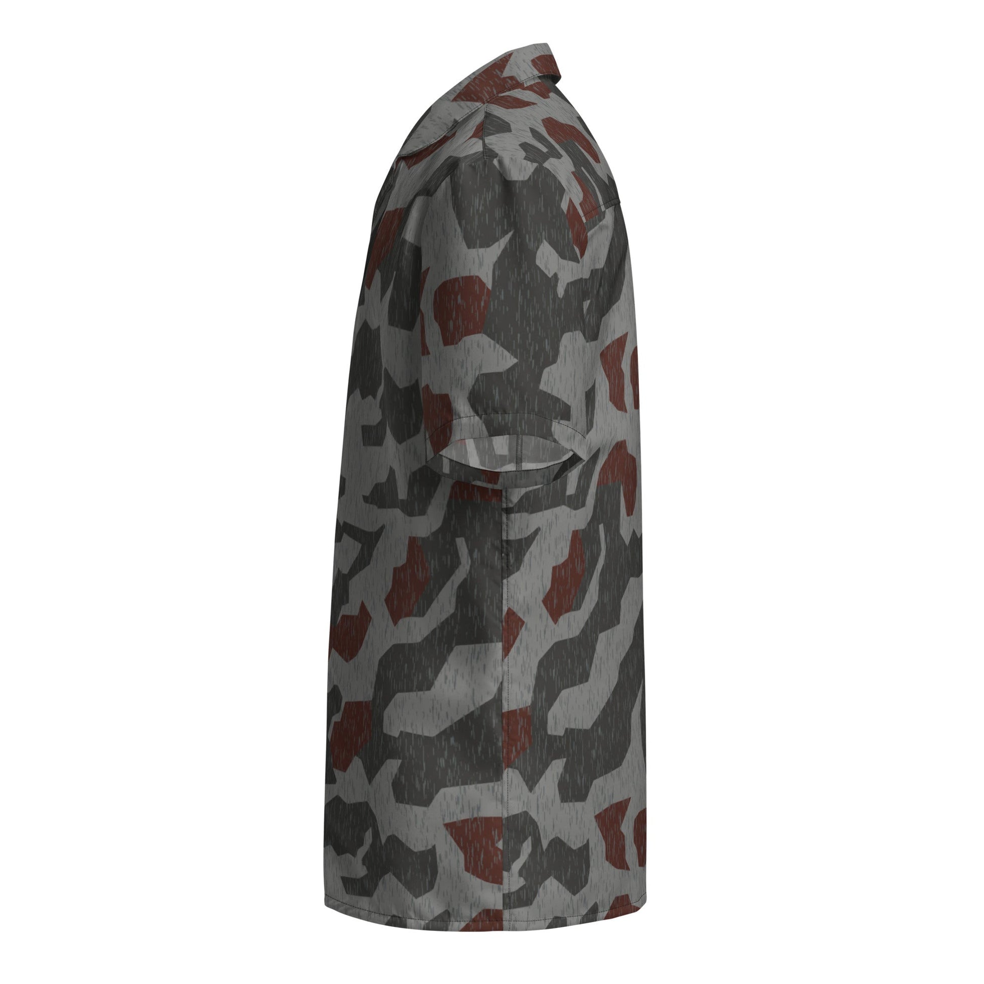 Metal Gear Solid (MGS) Splittermuster Rain Autumn CAMO Unisex Short-Sleeve Button Shirt