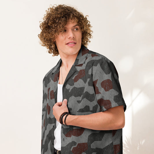 Metal Gear Solid (MGS) Splittermuster Rain Autumn CAMO Unisex button shirt - Button Shirts