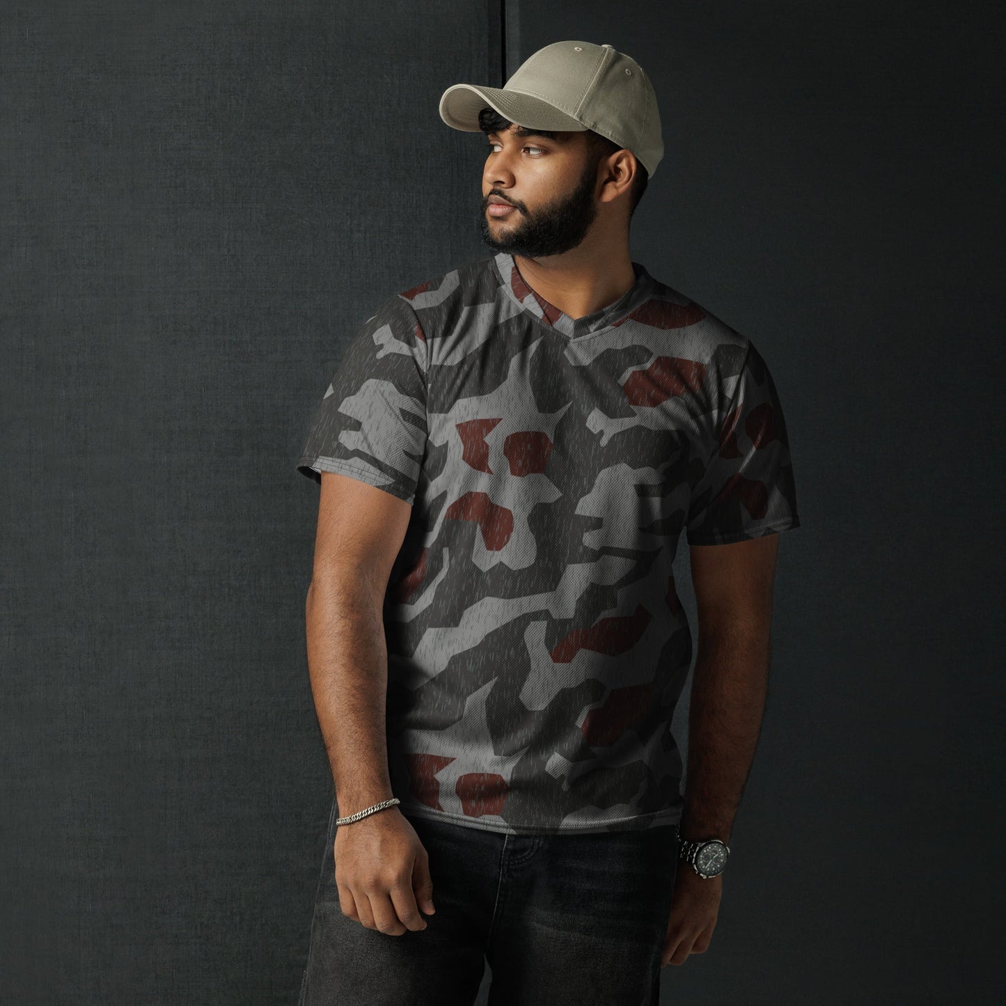 Metal Gear Solid (MGS) Splittermuster Rain Autumn CAMO Unisex Sports Jersey