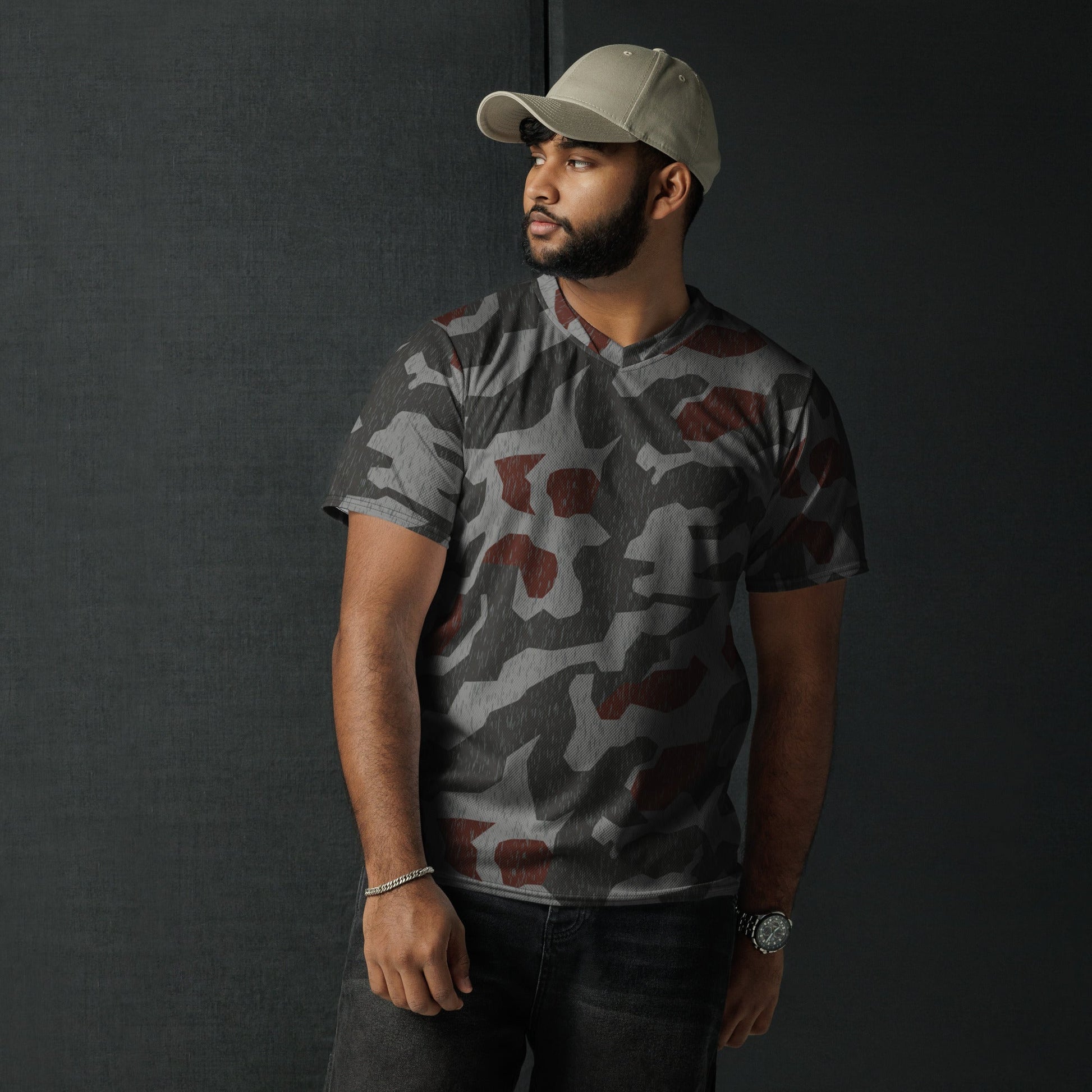 Metal Gear Solid (MGS) Splittermuster Rain Autumn CAMO Unisex Sports Jersey