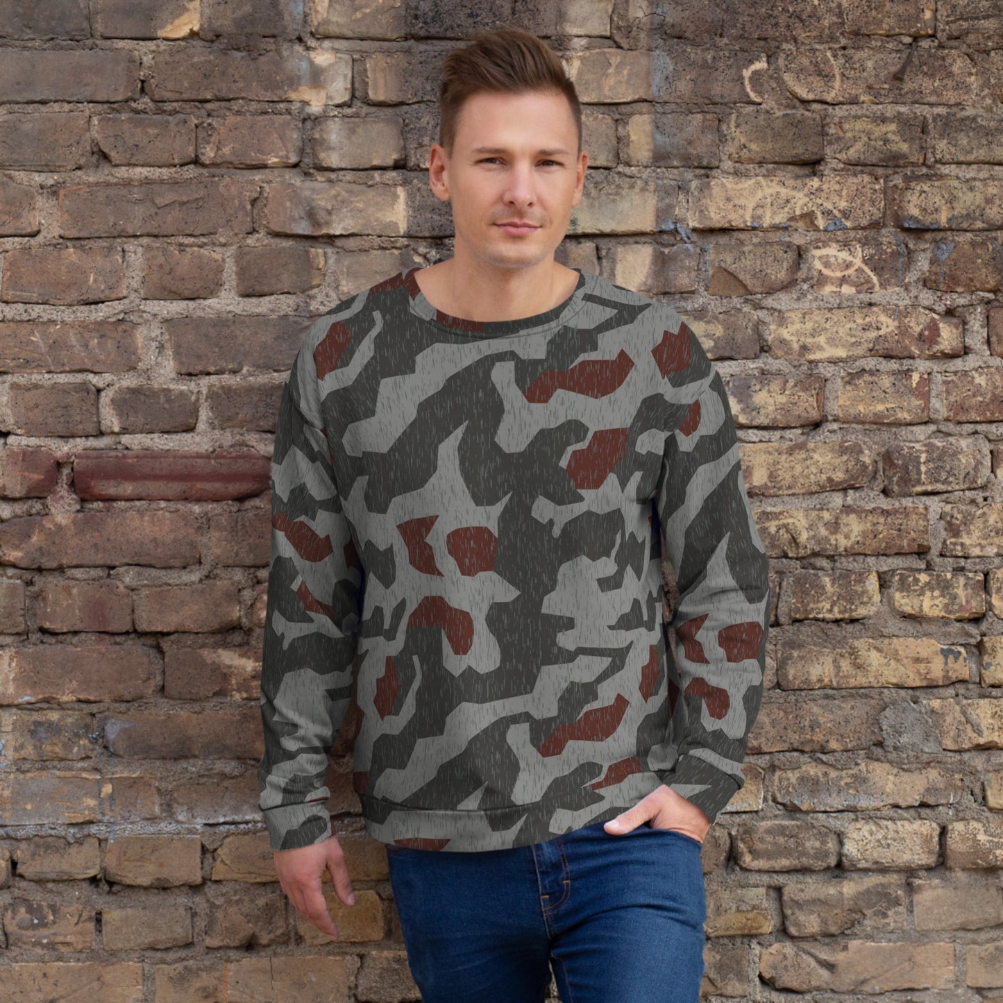 Metal Gear Solid (MGS) Splittermuster Rain Autumn CAMO Unisex Sweatshirt - 2XS - Sweatshirts