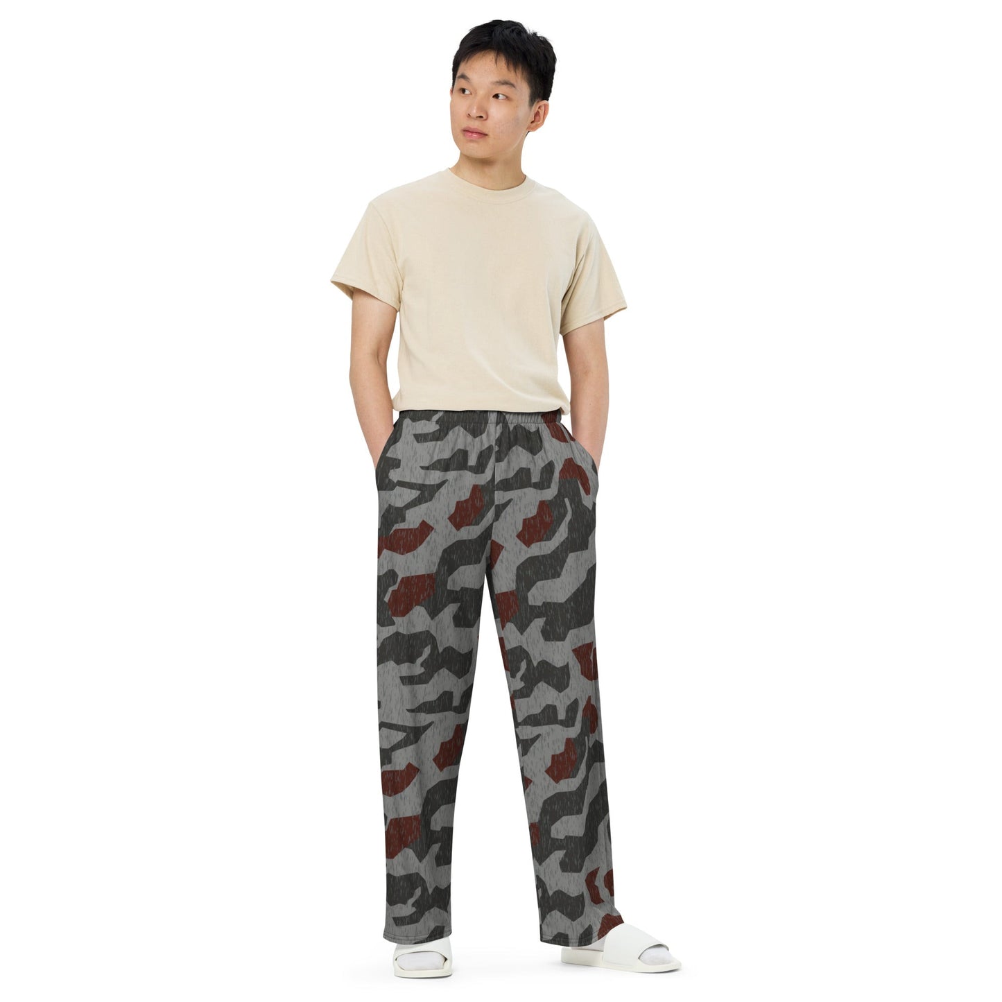 Metal Gear Solid (MGS) Splittermuster Rain Autumn CAMO Unisex Wide-Leg Leisure Pants