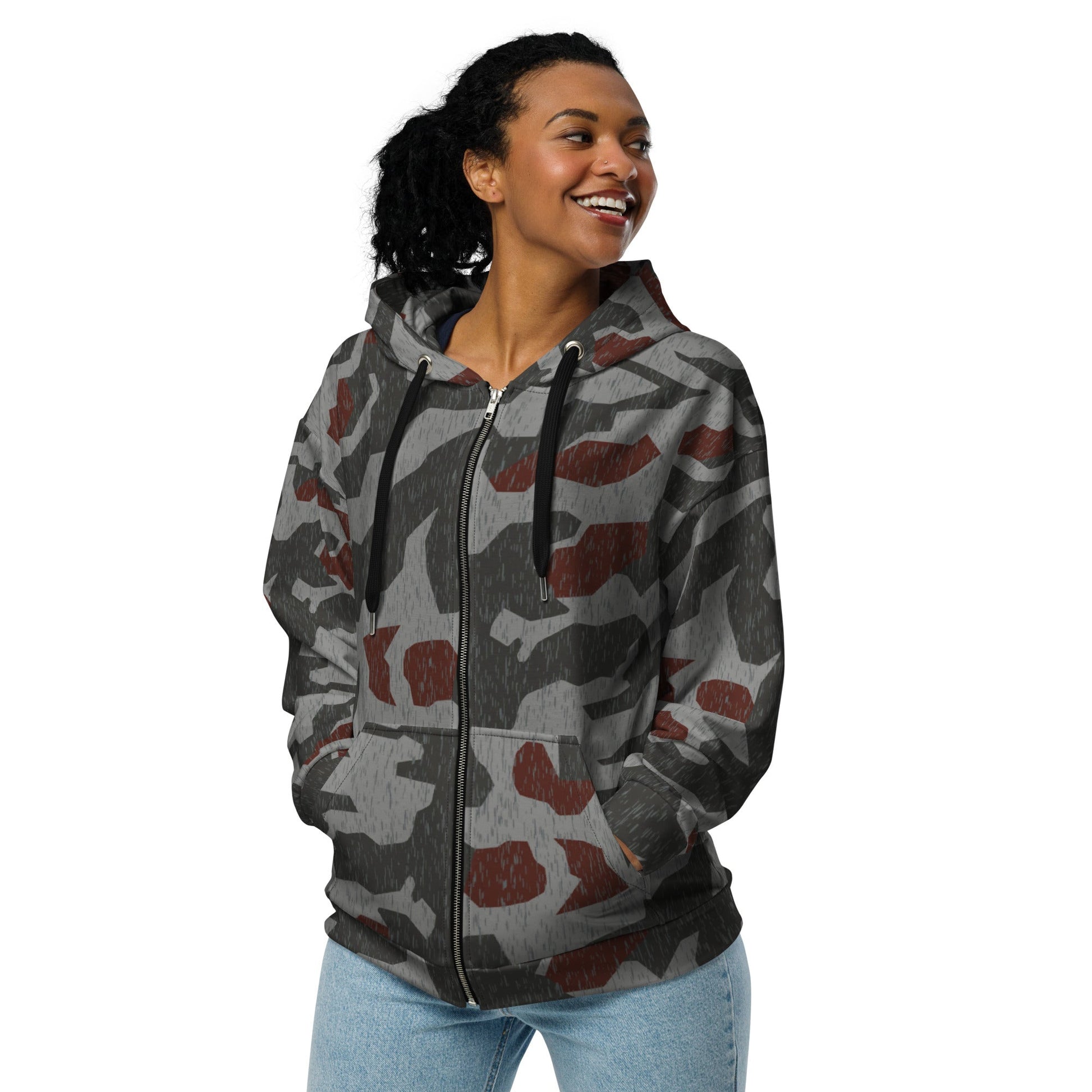 Metal Gear Solid (MGS) Splittermuster Rain Autumn CAMO Unisex zip hoodie - Zip Hoodies