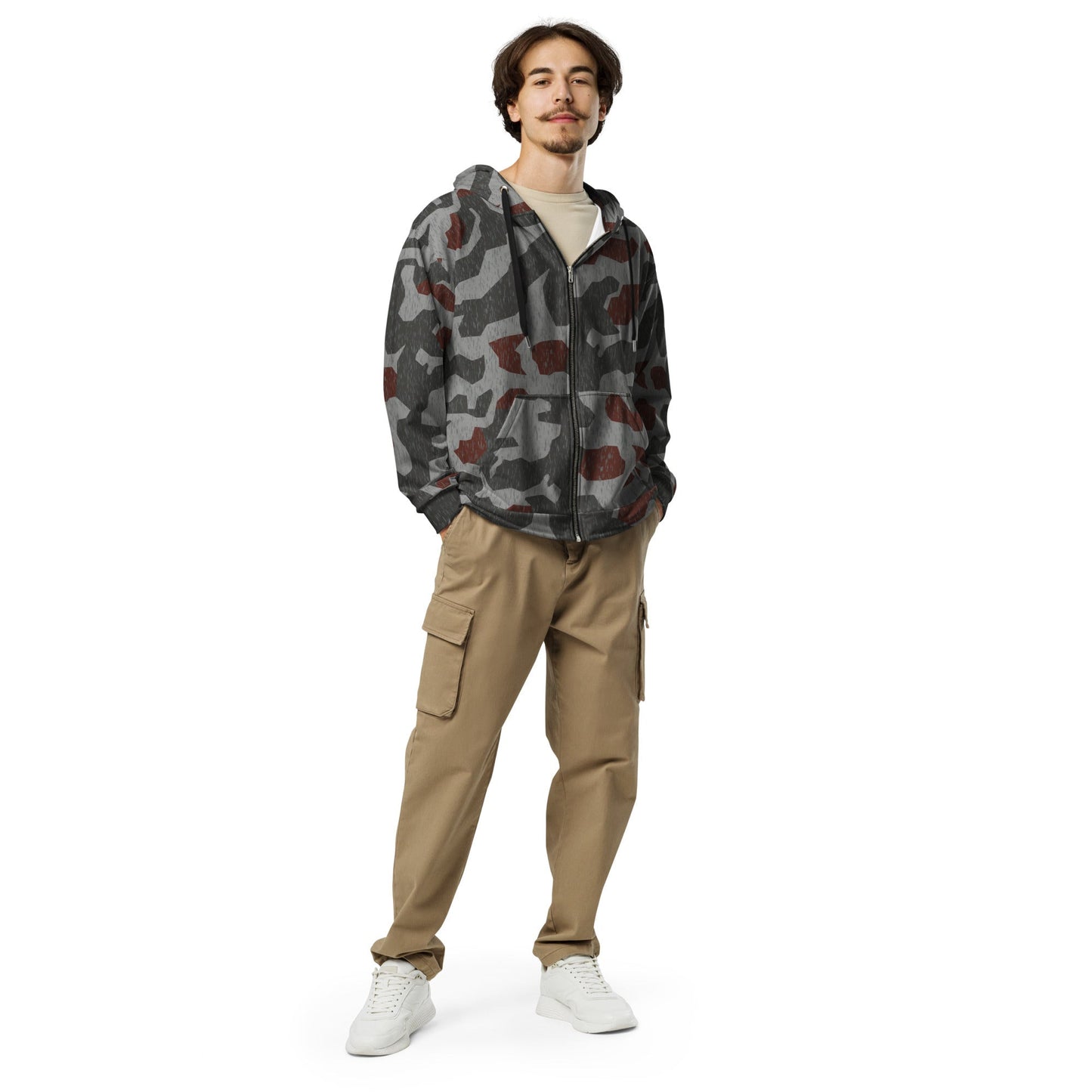 Metal Gear Solid (MGS) Splittermuster Rain Autumn CAMO Unisex zip hoodie - Zip Hoodies